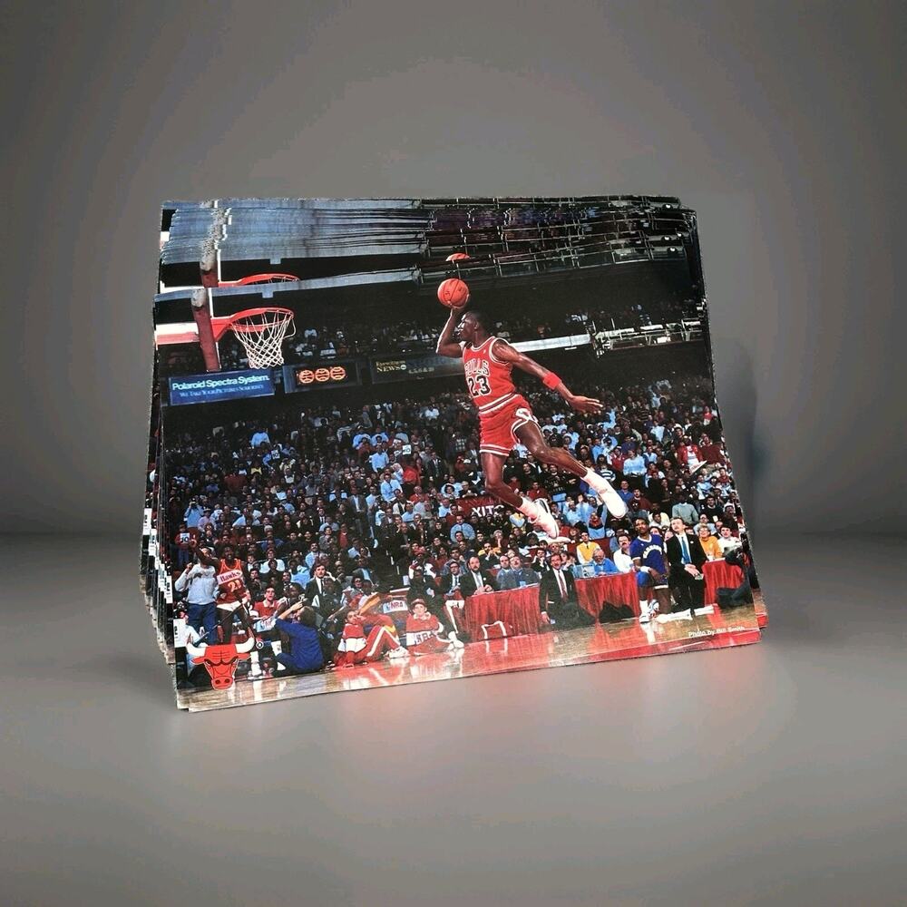 Michael Jordan (1988) Iconic Slam Dunk (8”x 10”) Photo Print GOAT NBA Jordan MVP